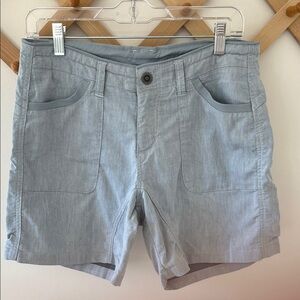Kuhl Light Gray Drawstring Shorts Size 8